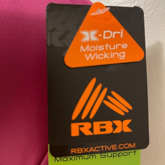 RBX Mauroon Sports Bra XL NWT - Picture 4 of 6